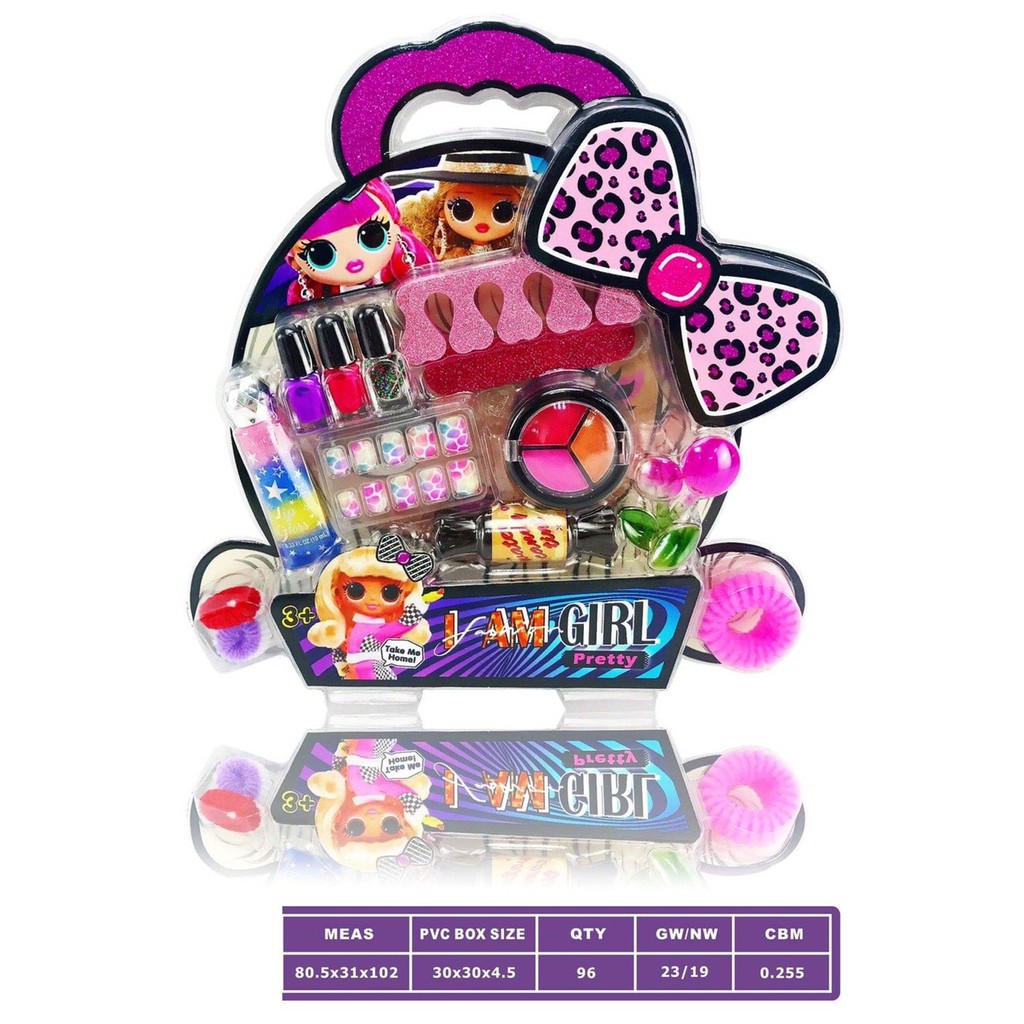 Bộ đồ chơi sơn móng tay-Phụ kiện làm móng nails cho bé gái-Giúp bé rèn sự khéo léo của tay và tăng trí tưởng tượng