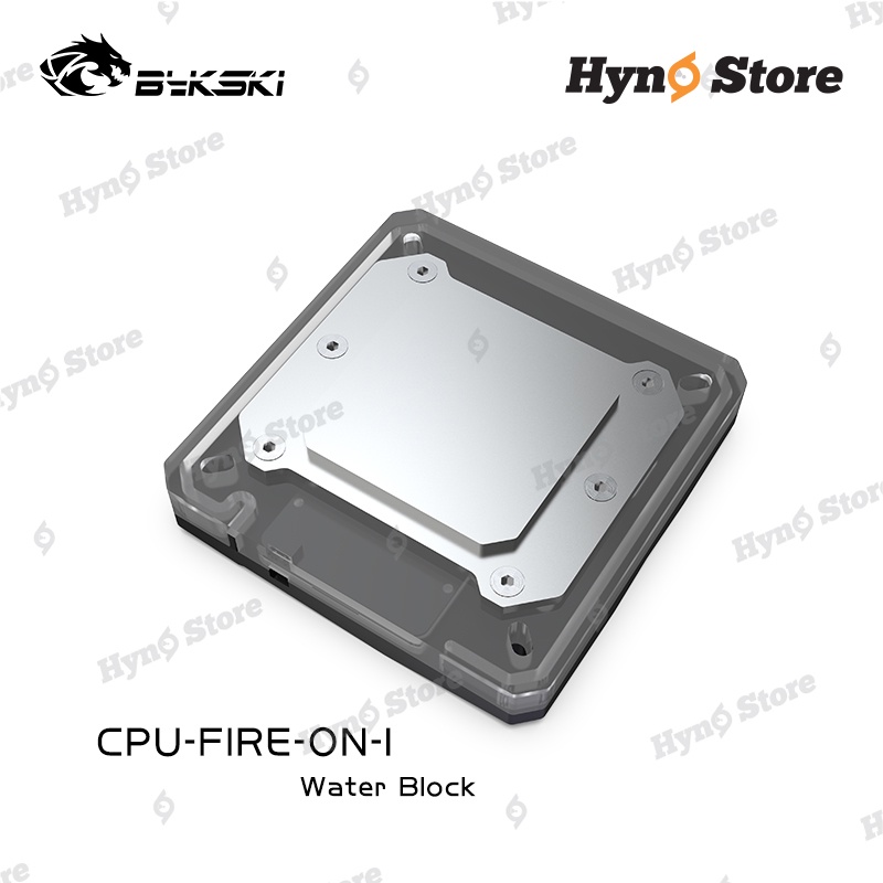 Block CPU Intel Bykski kèm đồng hồ hiển thị nhiệt độ màu Thiết kế mới Tản nhiệt nước custom - Hyno Store