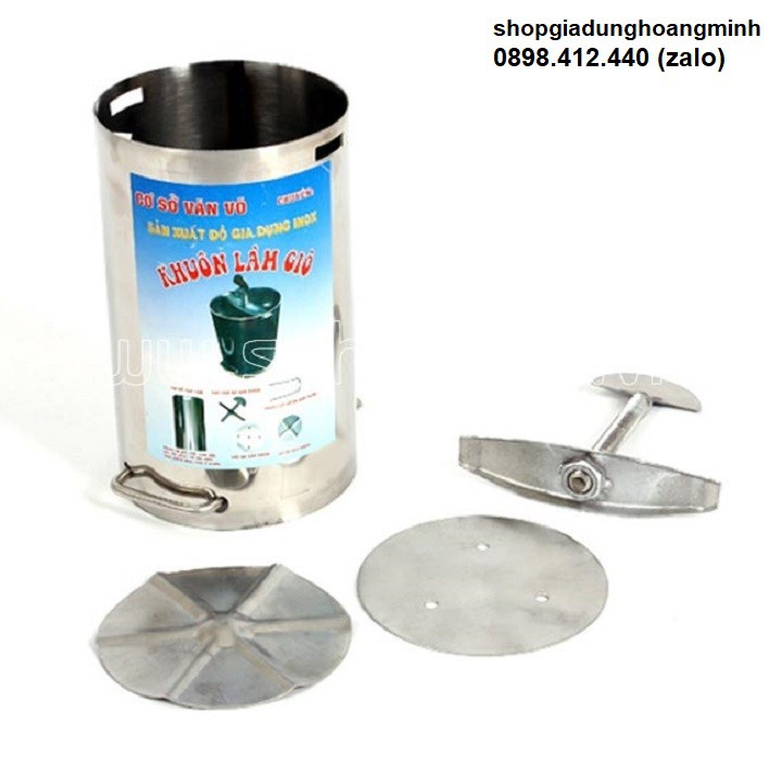 khuôn làm giò chả inox - khuôn làm giò chả inox