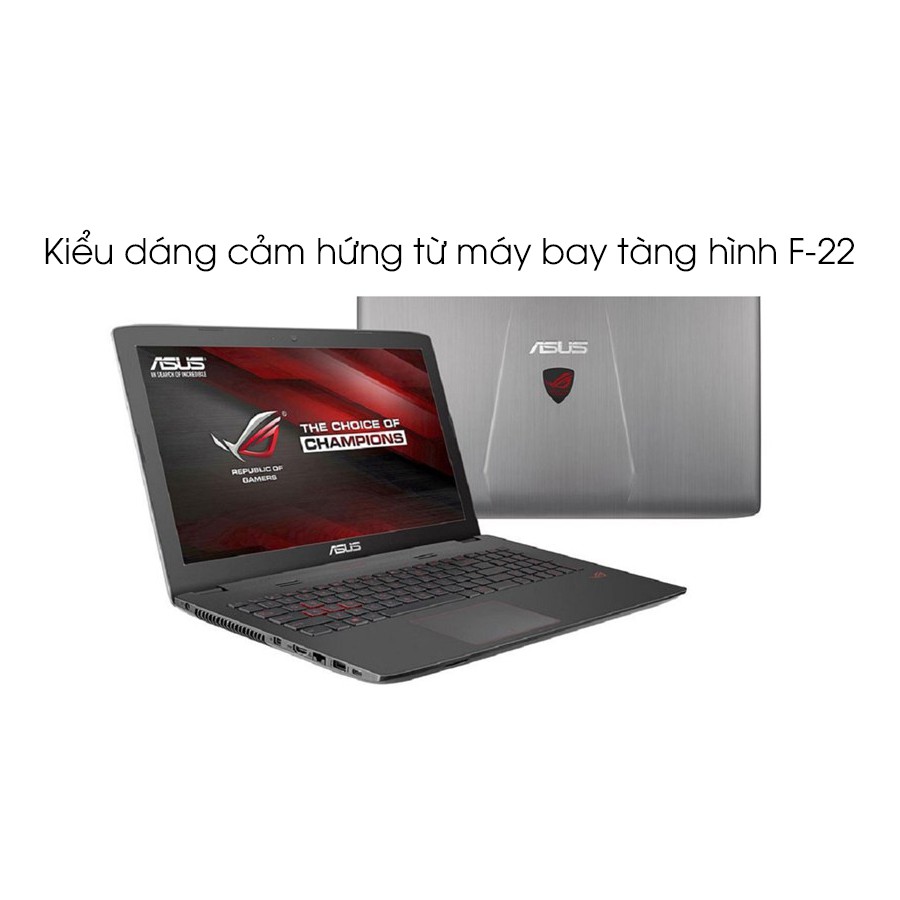 Laptop Asus Gaming GL552VX  Core i7-6700HQ, 8GB, 1TB, VGA 4GB, NVIDIA GTX 950M, 15.6 inch, FHD
