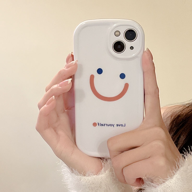 !Ốp Điện Thoại IMD Mềm Chống Sốc Họa Tiết Mặt Cười Cho iPhone13 12 11 Pro Max XR XSMAX