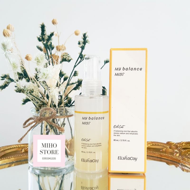 XỊT KHOÁNG ELISHACOY MY BALANCE MIST OIL CUT DÀNH CHO DA MỤN