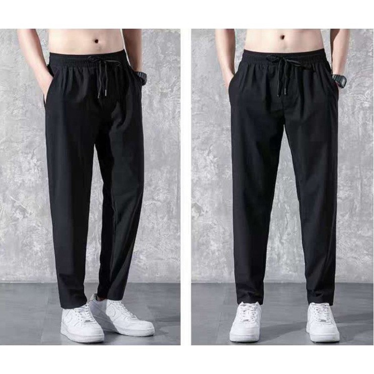 Quần jogger trơn co giãn thể thao nam nữ siêu hot- SP24