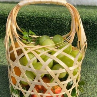 Giỏ quà tết bằng tre