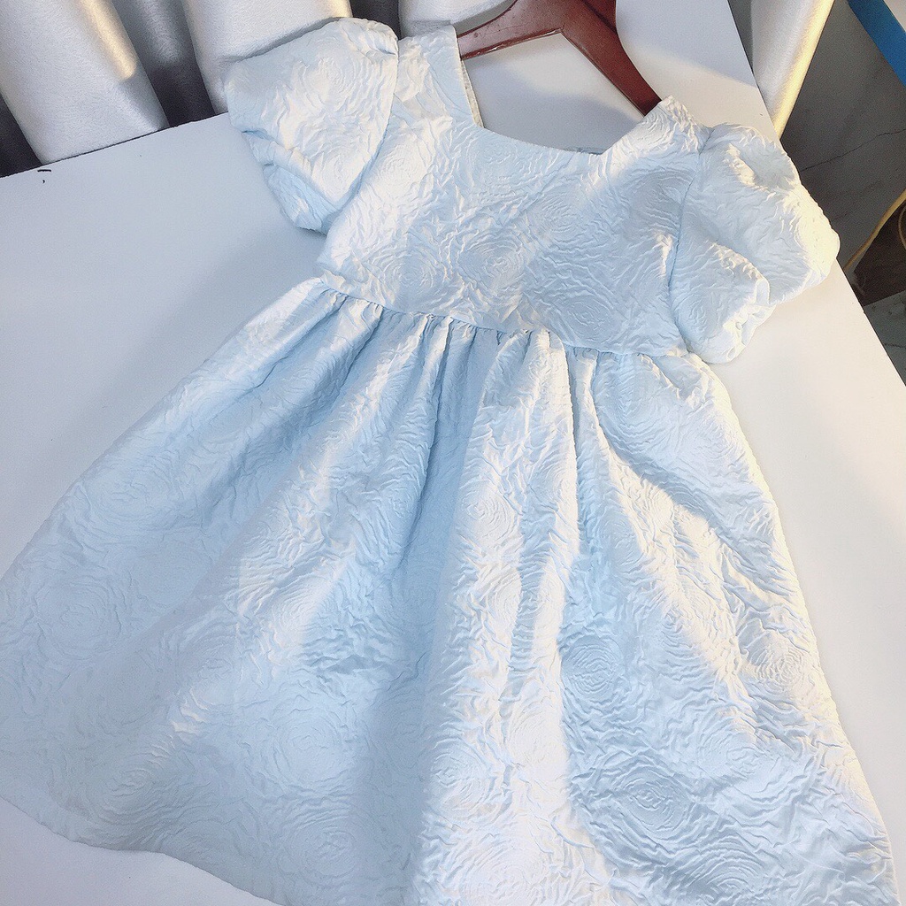 Váy Bé Gái Hml Chất Sốp Mềm Mát, Đầm Bé Gái Chất Mát Dễ Thương Sai Đại Cho Bé Từ 1-10 Tuổi Mã A18