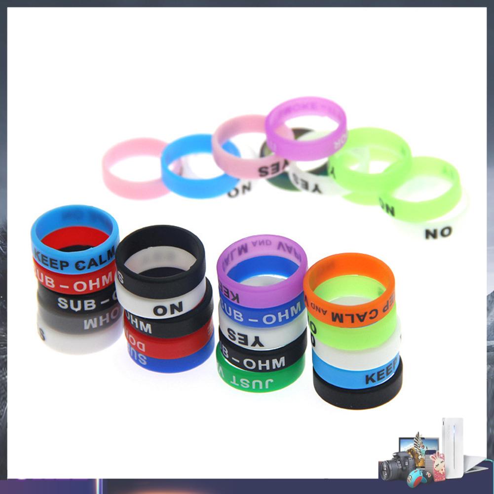 Bộ 20 vòng silicon co giãn bọc cần câu cá chống trượt tiện dụng