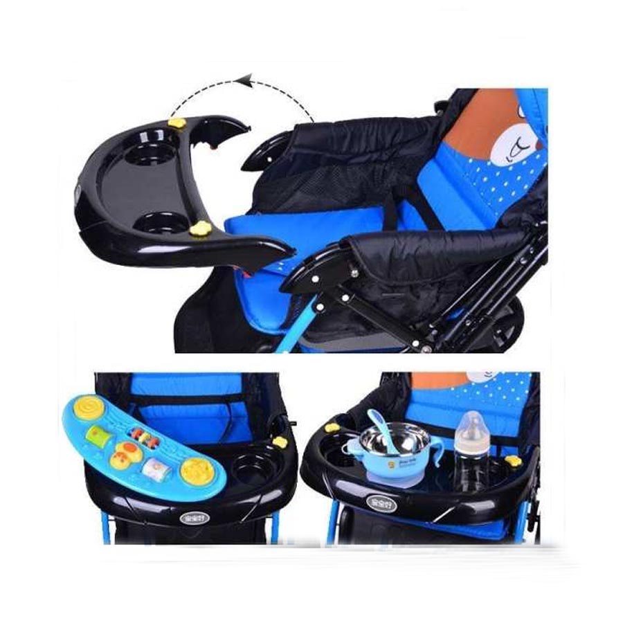 Xe đẩy cho bé 2 chiều gấp gọn BaoBaohao 709 có nhạc - Hàng chính hãng - Bảo hành 1 năm