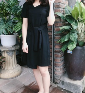 Váy lụa thắt eo ( chất đẹp)