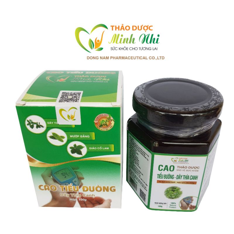 Cao tiểu đường- dây thìa canh Minh Nhi lọ 100gr