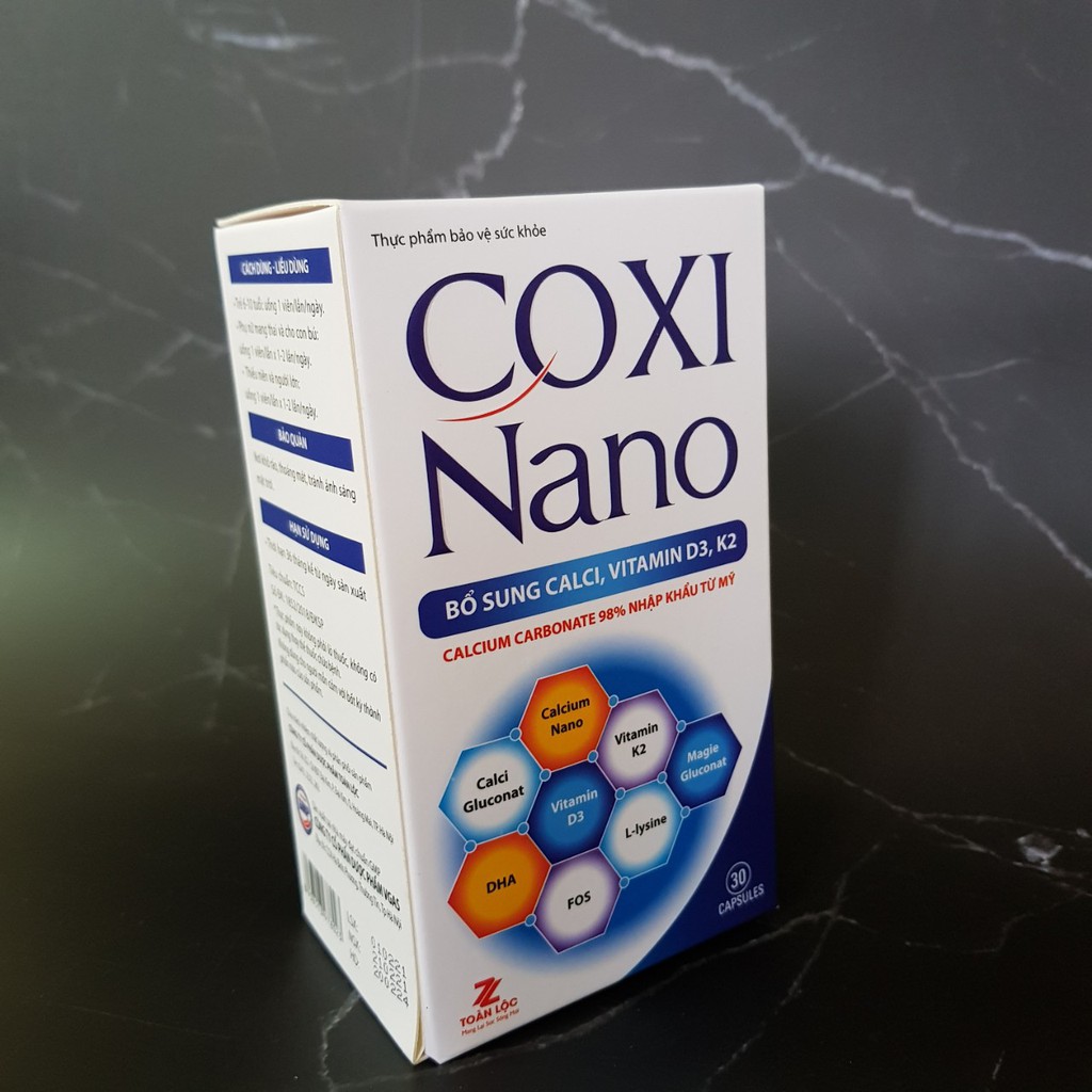 Coxi Nano, bổ sung calci giúp phòng ngừa còi xương, suy dinh dưỡng ở trẻ em | Thế Giới Skin Care