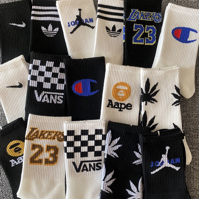 Vớ Thể Thao Cổ Cao Thời Trang Dành Cho Nam