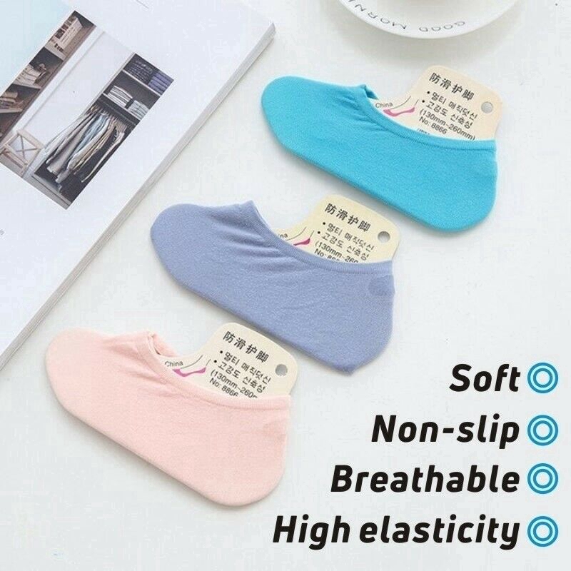 Đôi tất chân cotton thoáng khí chống trượt thời trang cho nữ