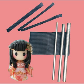 DỤNG CỤ LÀM ĐẤT SÉT TÓC BÚP BÊ, TÓC CHIBI, TẠO HIỆU ỨNG ĐƯỜNG KẺ SỌC