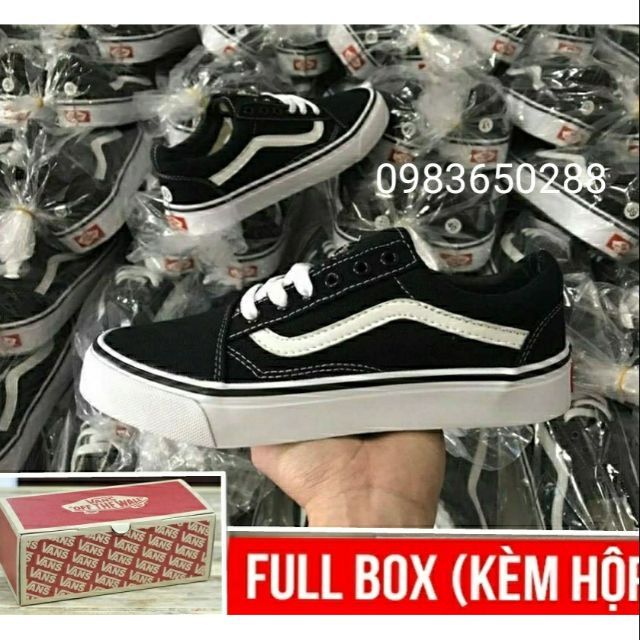 Giày học sinh đen trắng