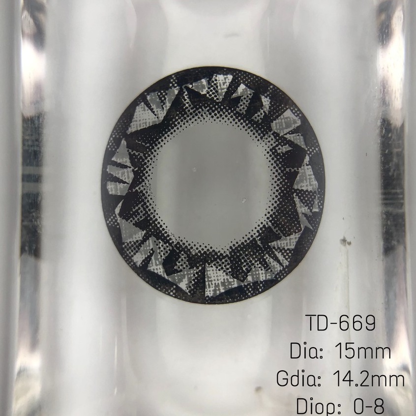 (99k/1 đôi lens) trong BST Kính áp tròng Kim Cương Đen - Black Diamond Tinteye