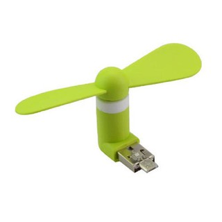 QUẠT MINI 2 CÁNH 2 IN 1 DÙNG MICRO USB & USB - 000148