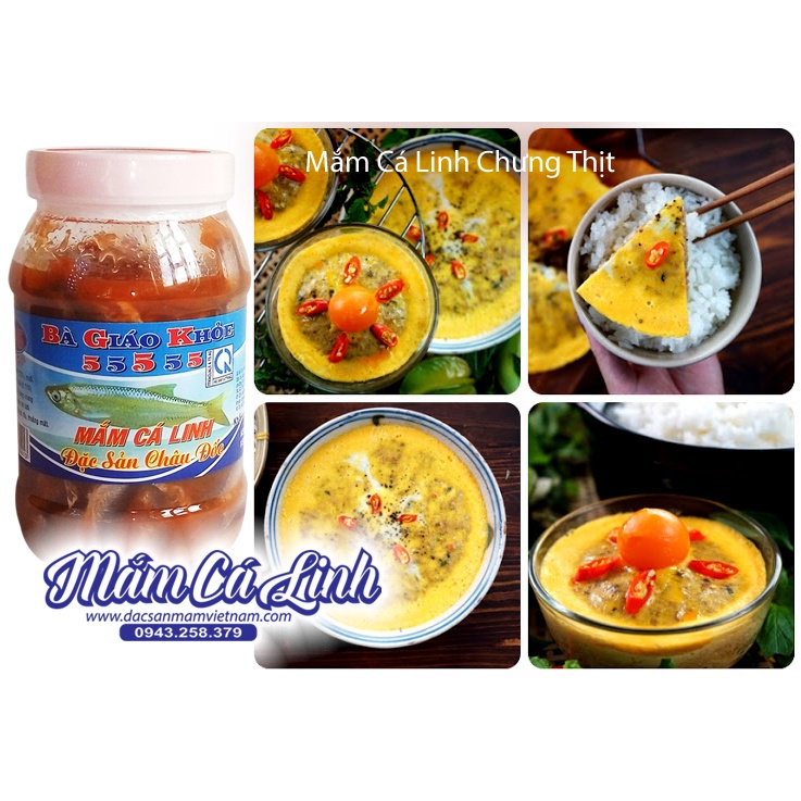 Mắm cá linh - Thương hiệu Bà Giáo Khỏe 55555