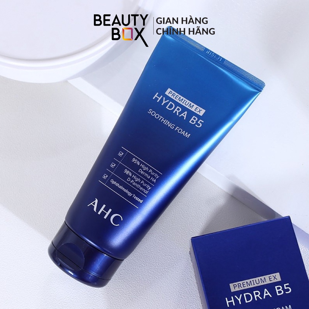 Sữa Rửa Mặt Cấp Ẩm AHC Premium Ex Hydra B5 Soothing Foam 180ML
