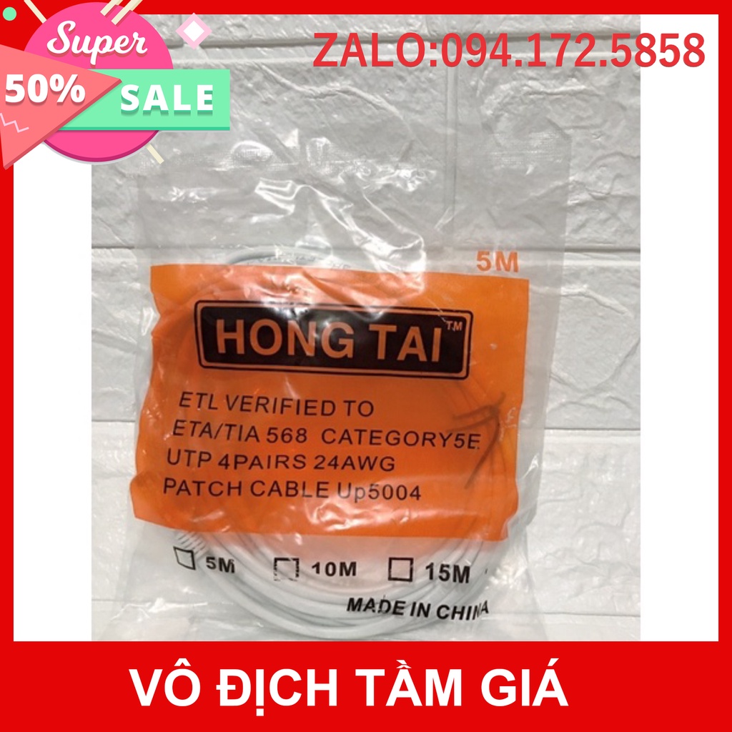 HOT - Dây mạng bấm sẵn dài 5m - Dây cáp mạng lan internet xịn tốt cao cấp