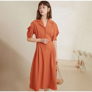 LYNO-ĐẦM SƠ MI CỔ VEST size S (Thanh lý-NEW)