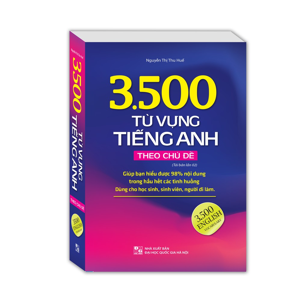 Sách - 3500 từ vựng tiếng Anh theo chủ đề (sách màu tái bản 02)