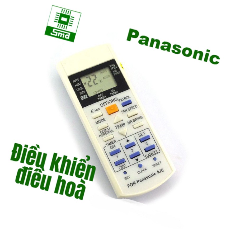 Điều Khiển Điều Hòa Panasonic E-Ion