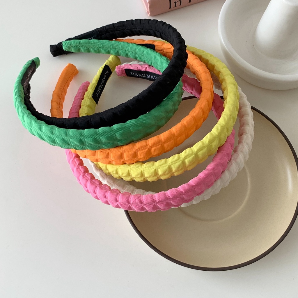 Băng Đô Cài Tóc Màu Kẹo Ngọt Kiểu Dáng Dễ Thương Cho Bé Gái