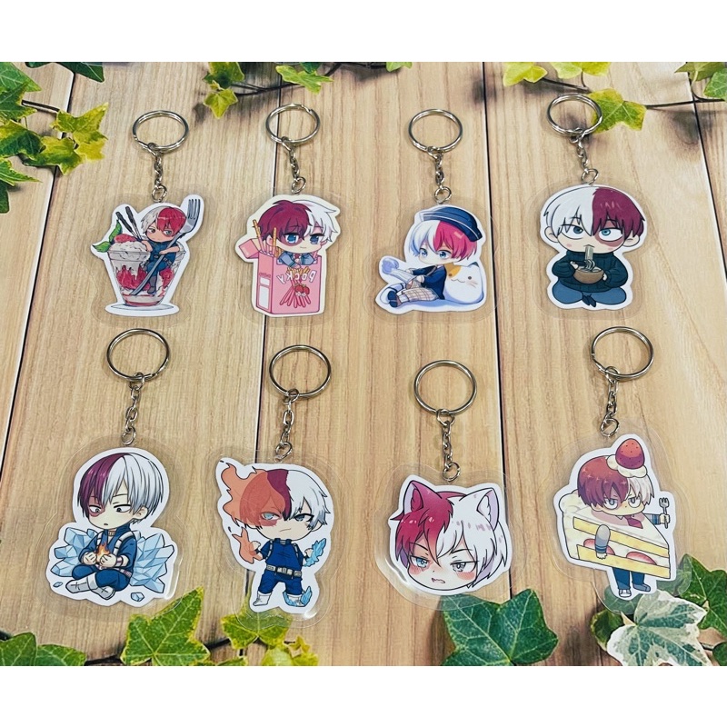 3-8 móc khoá todoroki my hero academia/móc khoá todoroki acamedia my hero học viện anh hùng