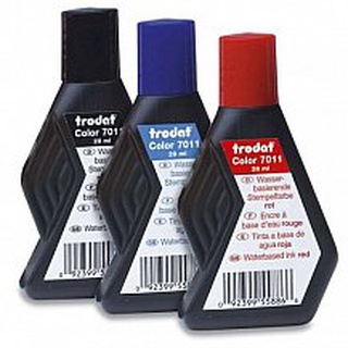 Mực dấu Trodat 7011 28ml (Đỏ, Đen, Xanh)