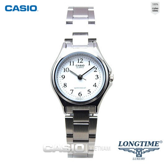 Đồng Hồ Nữ Casio LTP-1130A-7B Dây Kim Loại Mạ Ion Bạc - Mặt Số Tròn Cổ Điển