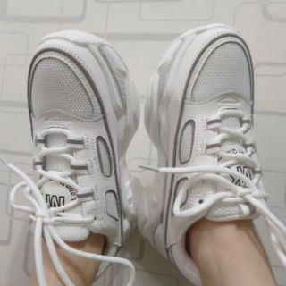 (có sẵn 38)Giày phản quang ulzzang kèm hình thật.
