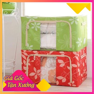 COMBO 2 Túi đựng đồ đa năng có khung sắt  [FREESHIP]