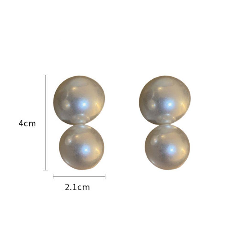 Bông Tai Dạng Xỏ Màu Sắc Đơn Giản Phong Cách Hàn Quốc Cho Nữ