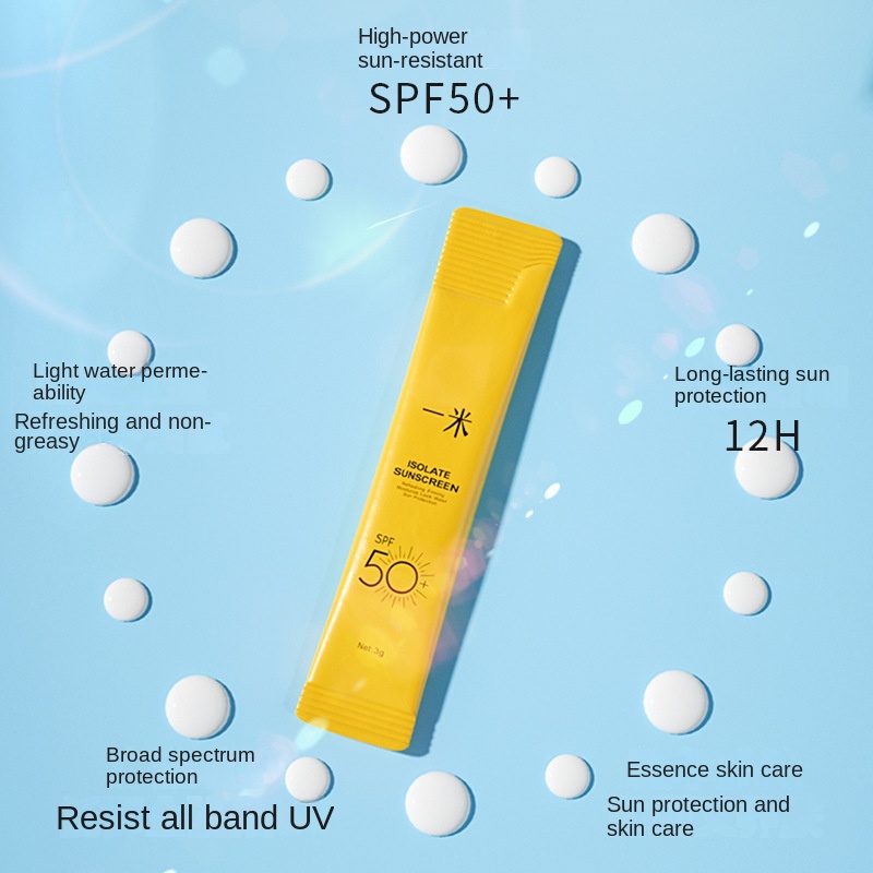 Kem Chống Nắng SPF50 Khối Lượng Nhẹ Không Nhờn Bảo Vệ Da Khỏi Tia UV