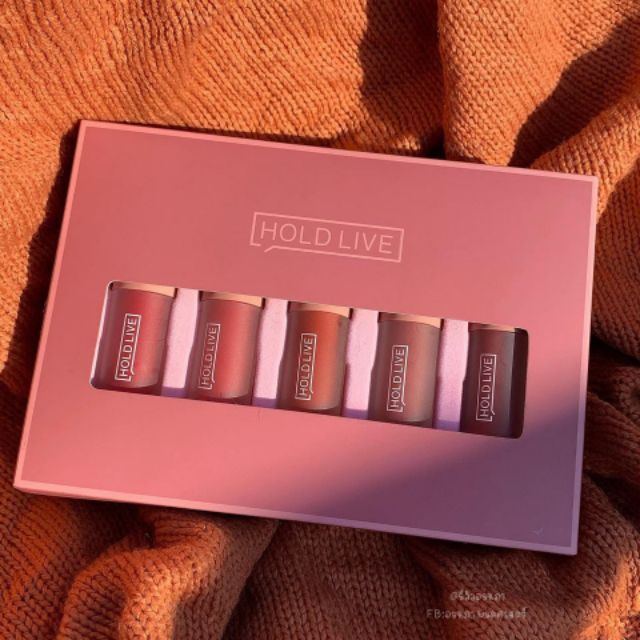 Set Son Kem Nhung Hold Live Light Matte Lip Glaze Suit