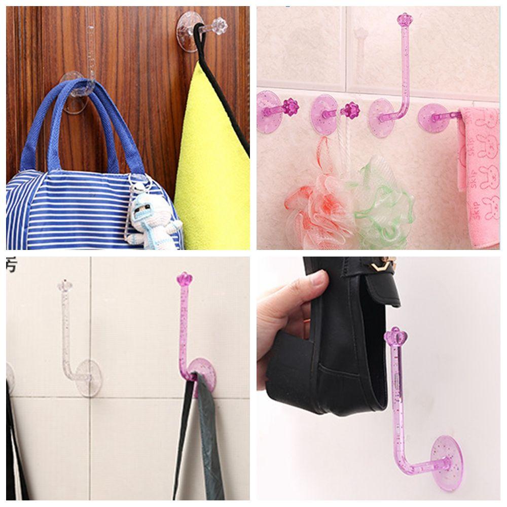Móc Treo Đồ Hình Vương Miện Tự Dính Thiết Kế Mới Tiện Lợi Dễ Sử