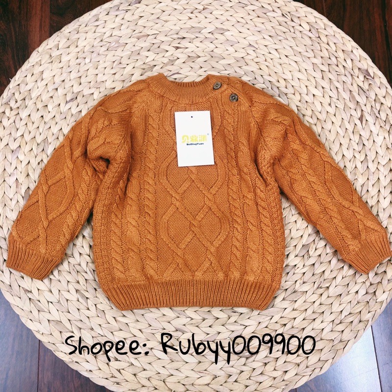 Áo len lót lông bé trai bé gái