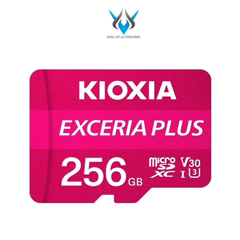 Thẻ nhớ MicroSDXC Kioxia Exceria Plus 256GB U3 4K V30 A1 R100MB/s W85MB/s