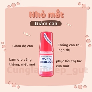 Nhỏ mắt sancoba nhật bản chống cận thị 5ml
