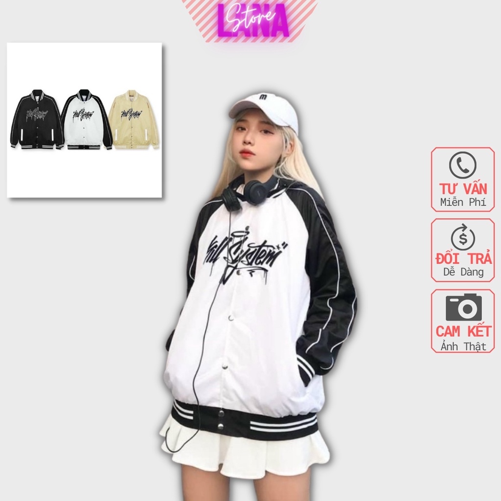 [Ảnh Thật] Áo BomBer Dù 2 lớp Ver2 Kill.sytem Unisex Form chuẩn Unisex Nam Nữ CoupleÁo Khoác Dù 2 Lớp In sắc nét