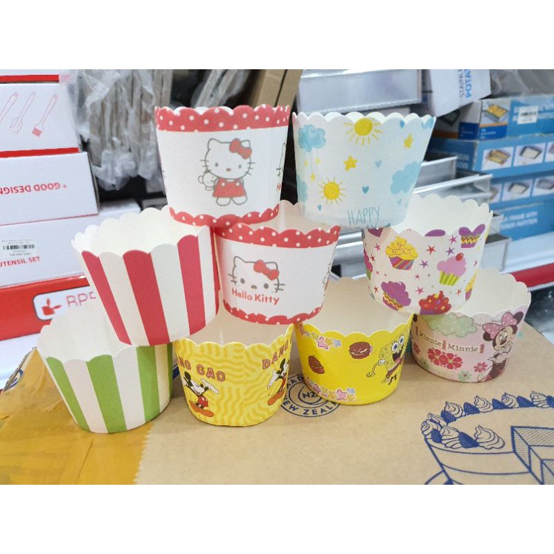 Cup giấy cứng ⚡ HÀNG LOẠI 1 ⚡ cup ly dựng cupcake 6cm màu sắc đa dạng xinh xắn
