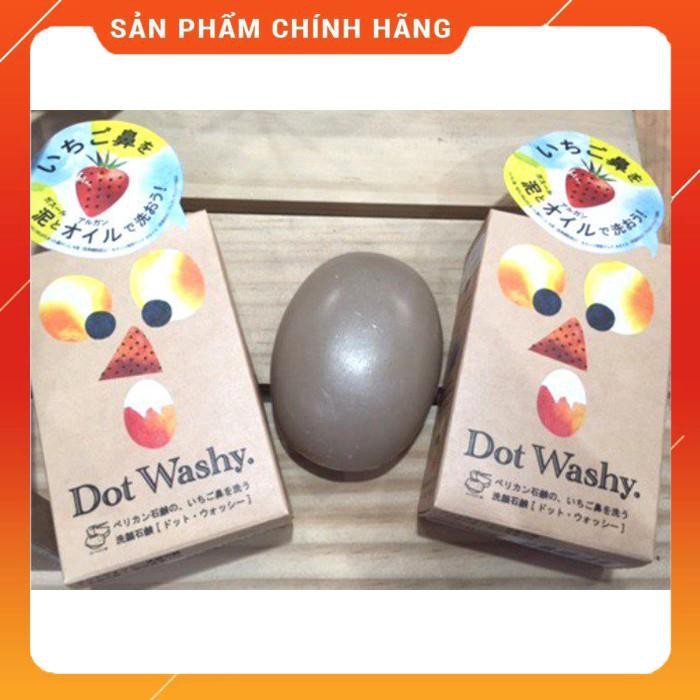 [Hàng chuẩn Auth]  Xà phòng làm baymụn đầu đen Nhật Pelican Dot Washy