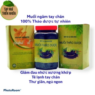 MUỐI NGÂM TAY CHÂN HERBAL SALTS  SINH DƯỢC HỖ TRỢ XƯƠNG KHỚP, KHỬ MÙI HÔI, NGĂN TIẾT MỒ HÔI TAY CHÂN HIỆU QUẢ