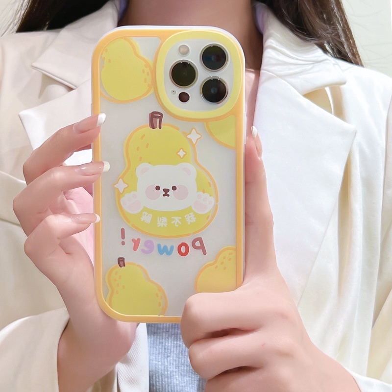 Ốp Điện Thoại Họa Tiết Đôi Mắt To Dễ Thương Cho iphone13Promax 11 / 12 6 / 7 / 8 xs / xr