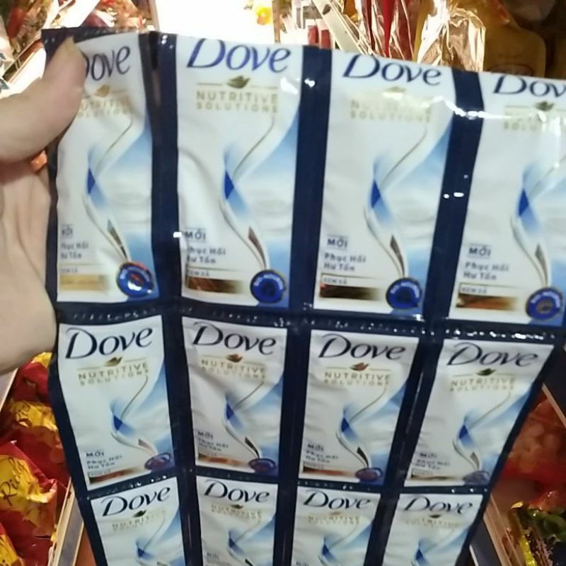 DÂY DẦU GỘI - XẢ DOVE 6G 12 GÓI