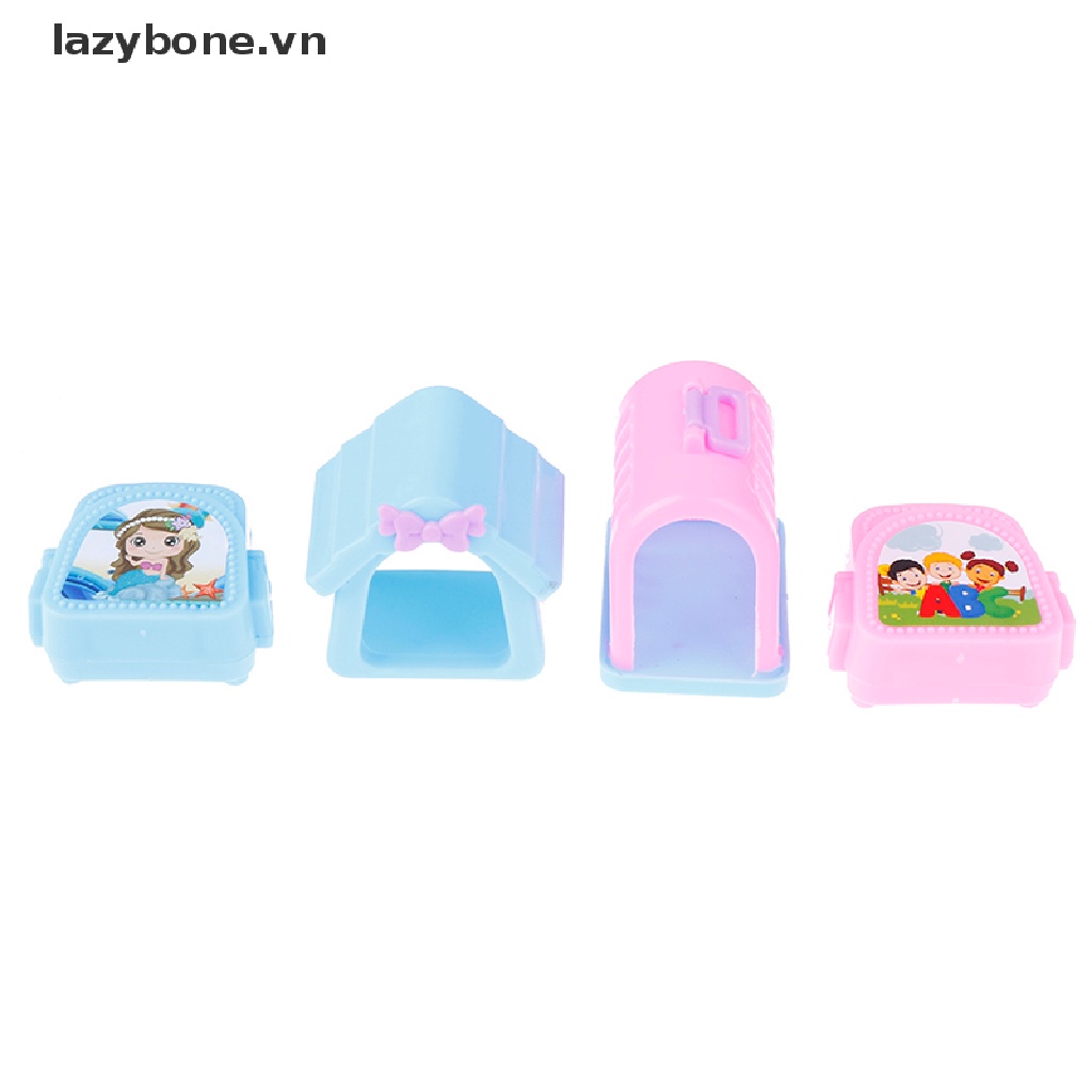 Bộ Mô Hình Nội Thất Bằng Nhựa Tỉ Lệ 1 / 6 Trang Trí Cho Nhà Búp Bê