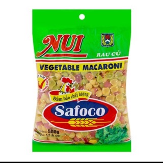 Nui rau củ hình sò Safoco 500g