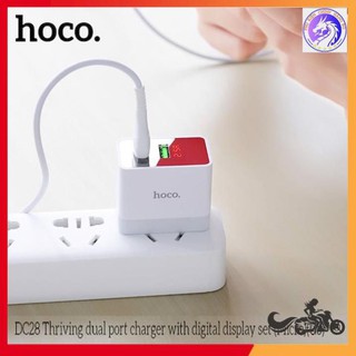 CÓC SẠC NHANH 2 CỔNG USB 5.0A HOCO DC28