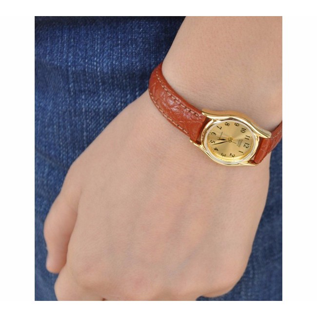 Đồng hồ nữ dây da Casio Anh Khuê LTP-1094Q-9BRDF