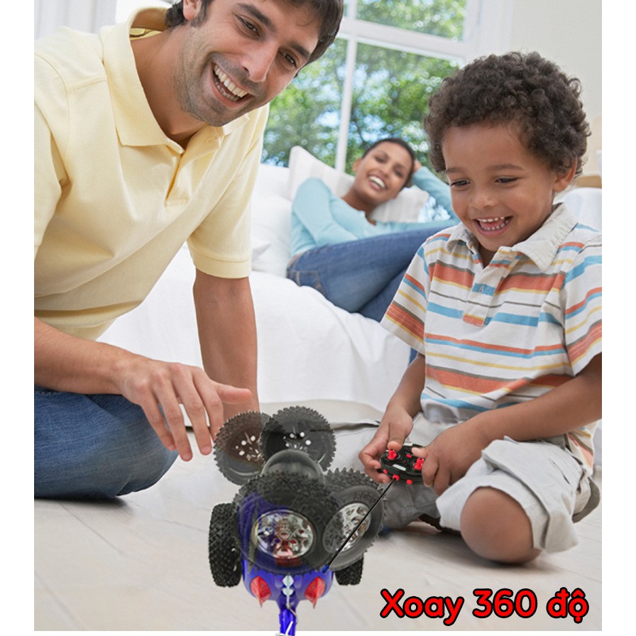 Ô tô điều khiển từ xa xoay 360 độ